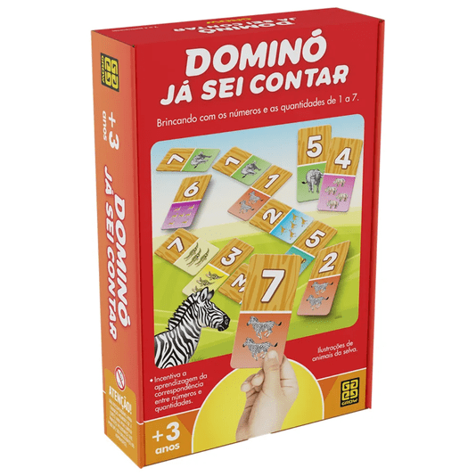 Jogo Dominó Já Sei Contar Grow