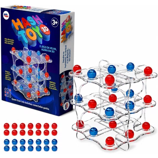 Jogo Hash Toy 3D Pakitoys 