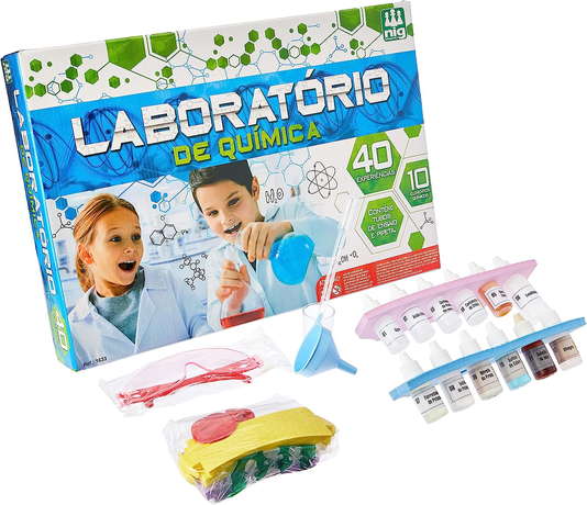 Jogo Laboratório de Química 40 Experiências Nig Brinquedos