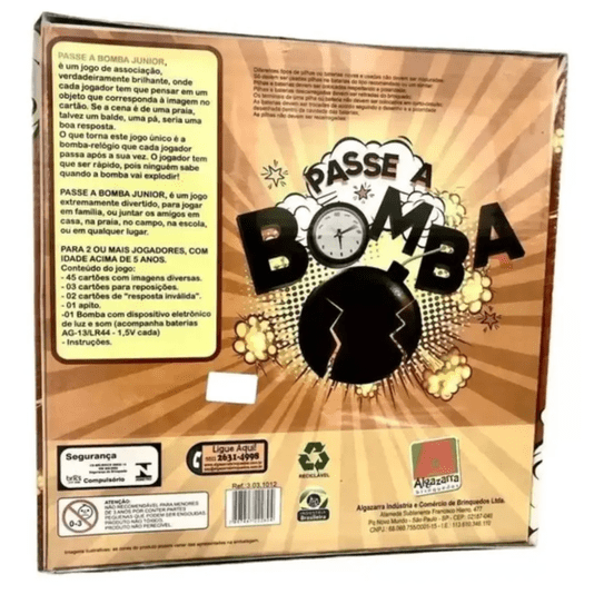 Jogo Passe a Bomba Algazarra