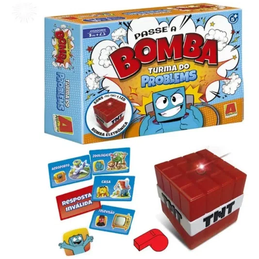 Jogo Passe a Bomba Turma dos Problems Algazarra 