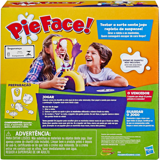 Jogo Pie Face Clássico Hasbro