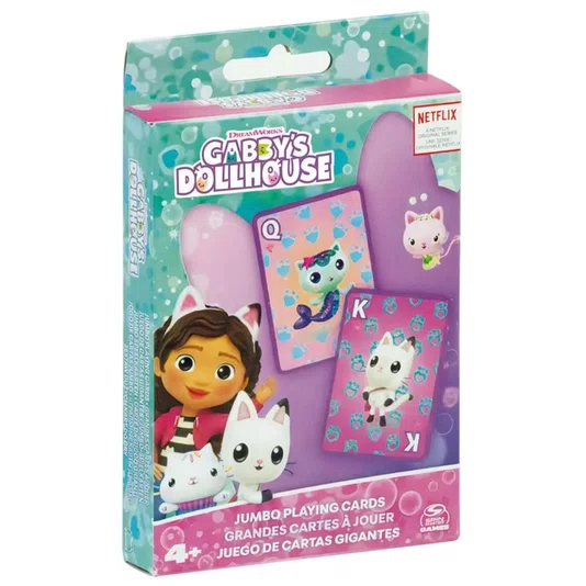 Jogos de Cartas Gigante Gabby's Dollhouse Grow 