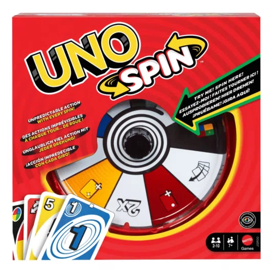 Jogos de Cartas Uno Spin Mattel 