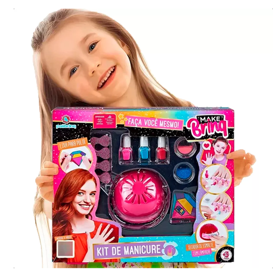 Kit De Manicure Infantil Polibrinq