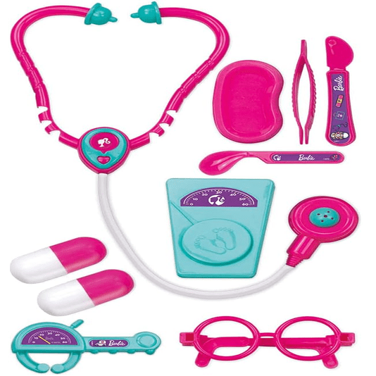 Kit de Médico Barbie Doutora Barão Toys 