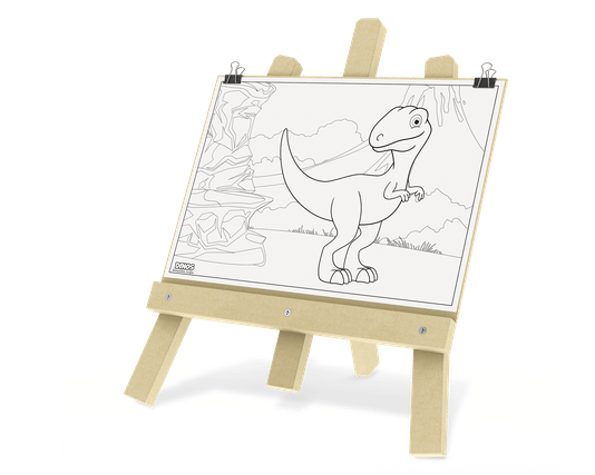 Kit de Pinturas Infantil Dinos Fazendo Arte Junges