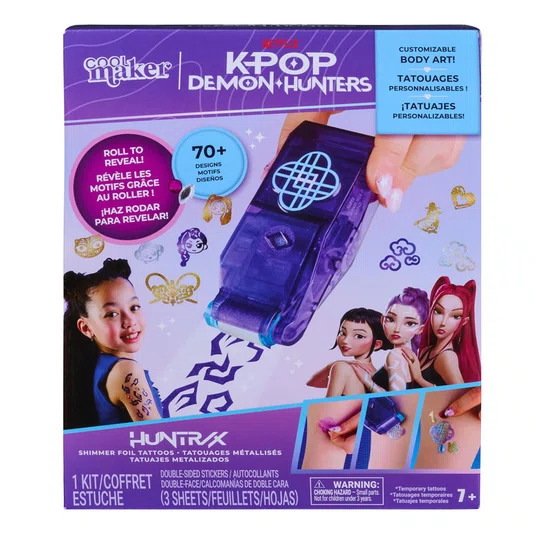 Kit de Tatuagem das Guerreiras do K-Pop Go Glam Sunny