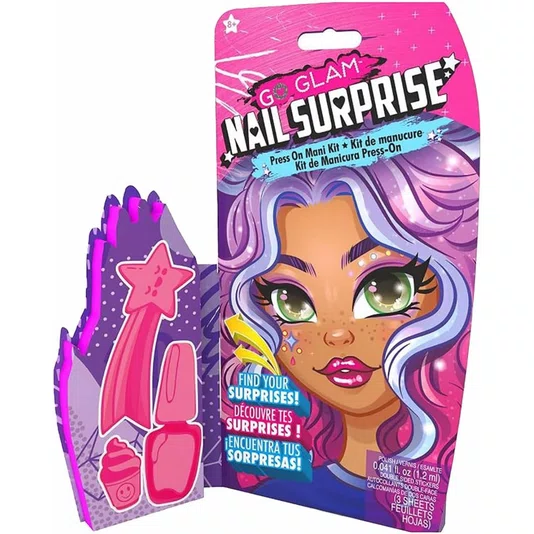 Kit De Unhas Nail Surprise Go Glam Sunny