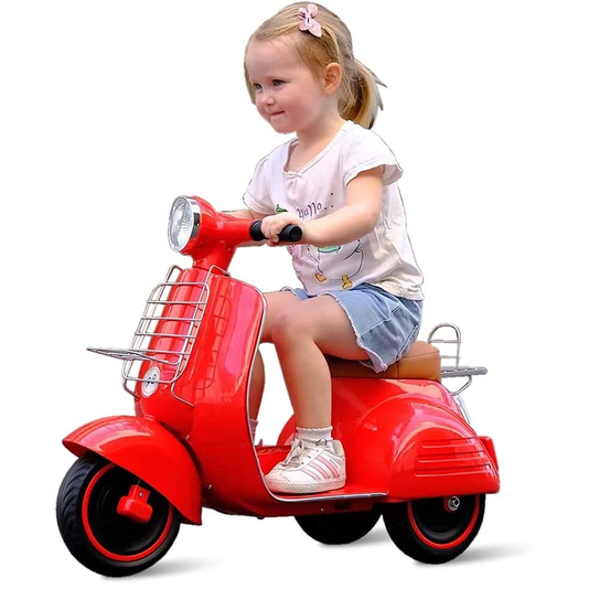 Lambreta Elétrica 6V Vermelha Bandeirante