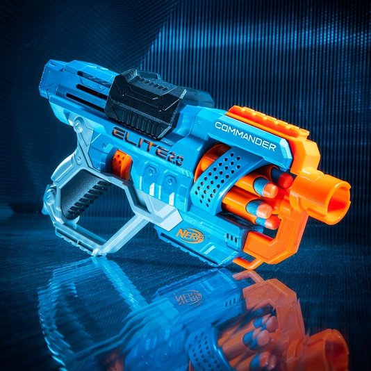 Lançador Commander RD-6 Nerf Elite 2.0 Hasbro