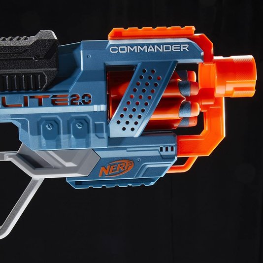 Lançador Commander RD-6 Nerf Elite 2.0 Hasbro