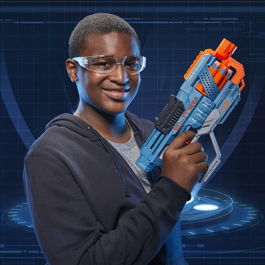 Lançador Commander RD-6 Nerf Elite 2.0 Hasbro