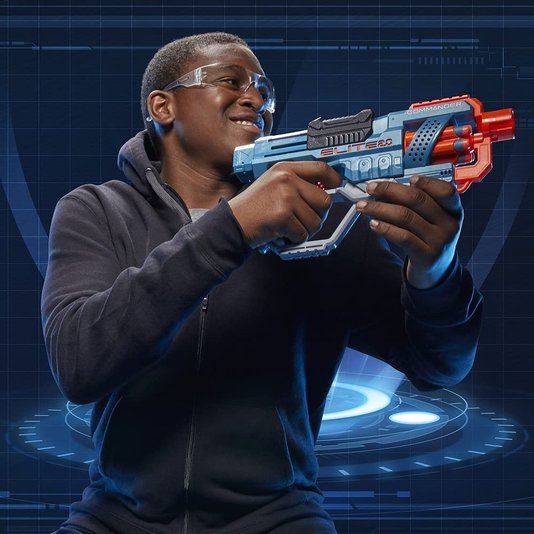 Lançador Commander RD-6 Nerf Elite 2.0 Hasbro