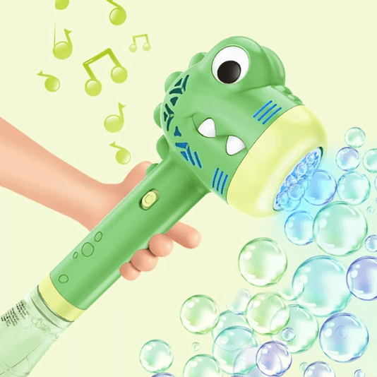 Lançador de Bolhas Pop Bubble Automático Dinossauro Fenix