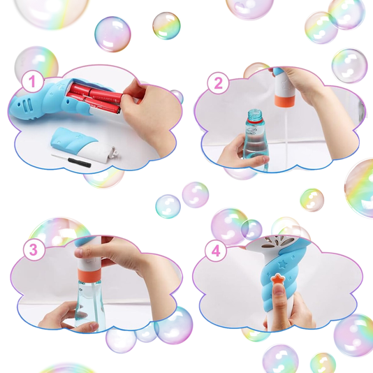 Lançador de Bolhas Pop Bubble Automático Unicórnio Fenix