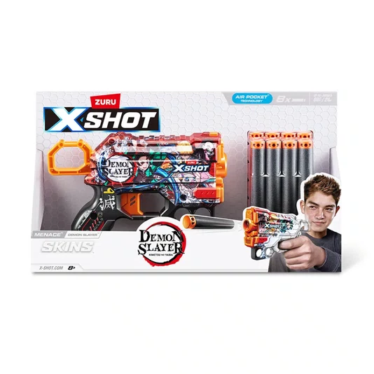 Lançador de Dardos X-Shot Skins Menace Demon Slayer Candide 