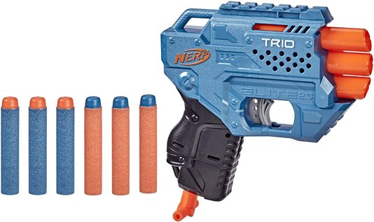 Lançador Trio TD - 3 Nerf Elite 2.0 Hasbro 