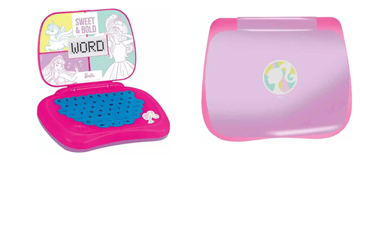 Laptop Infantil Barbie Bilíngue Candide 
