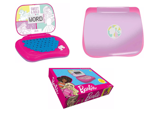 Laptop Infantil Barbie Bilíngue Candide 