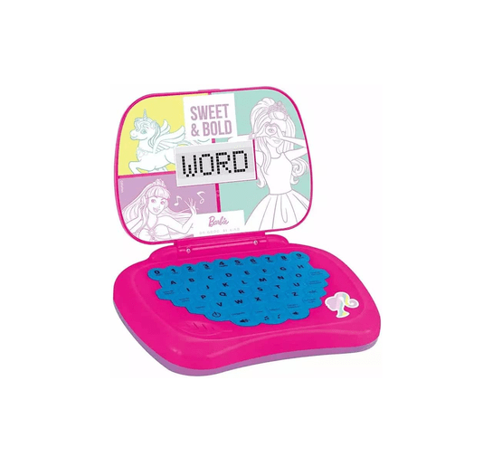 Laptop Infantil Barbie Bilíngue Candide 