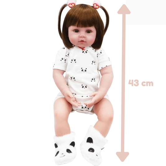 Laura Baby Boneca Bebê Reborn Babi Shiny Toys