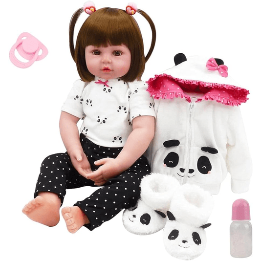 Laura Baby Boneca Bebê Reborn Babi Shiny Toys