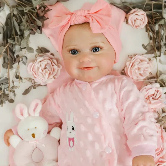 Laura Baby Boneca Bebê Reborn Chloe 18 Shiny Toys 