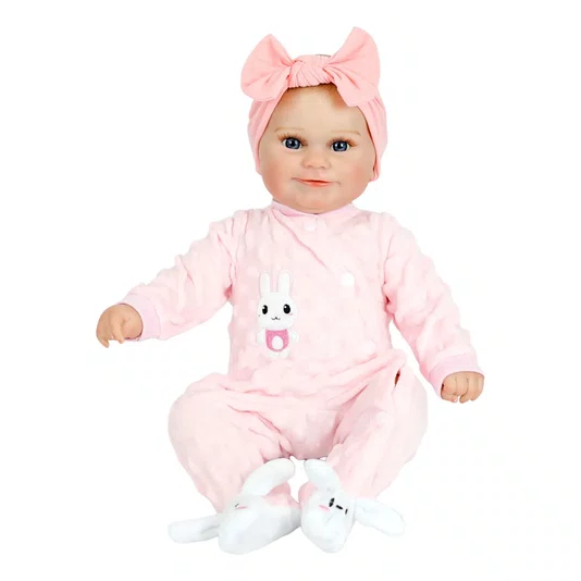 Laura Baby Boneca Bebê Reborn Chloe 18 Shiny Toys 