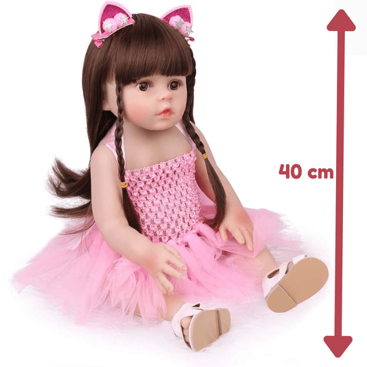 Laura Baby Boneca Bebê Reborn Gabriela Shiny Toys