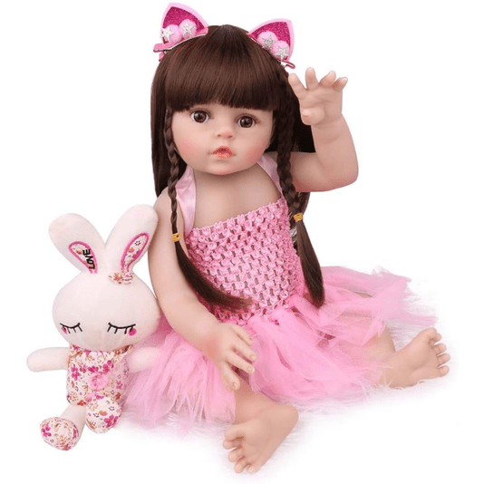 Laura Baby Boneca Bebê Reborn Gabriela Shiny Toys