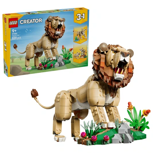 Leão Majestoso Lego Creator 3 em 1