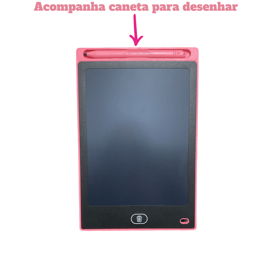 Lousa Mágica Infantil LCD Rosa CKS