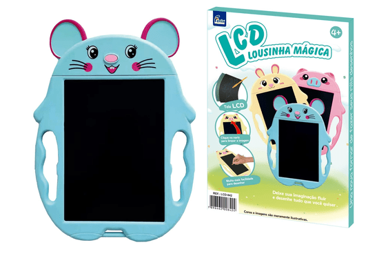Lousinha Mágica LCD Ratinho Azul Fenix