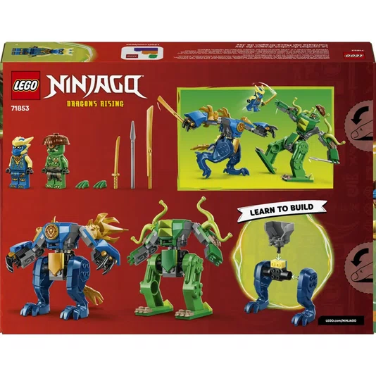Luta de Robô Dragão do Jay Lego Ninjago Dragons Rising
