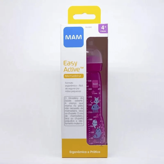 Mamadeira Easy Active 330 ml Rosa MAM