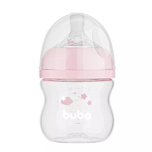 Mamadeira Easy Flow 120 ml Nuvem Rosa Buba