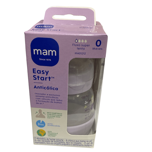 Mamadeira Easy Start 130 ml Lilás MAM