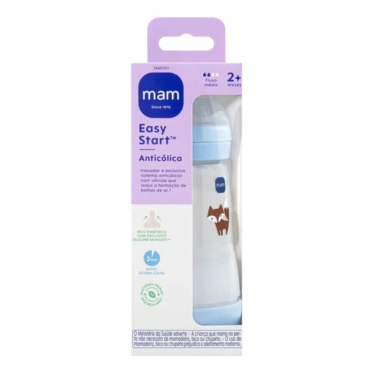 Mamadeira Easy Start 260 ml Azul MAM