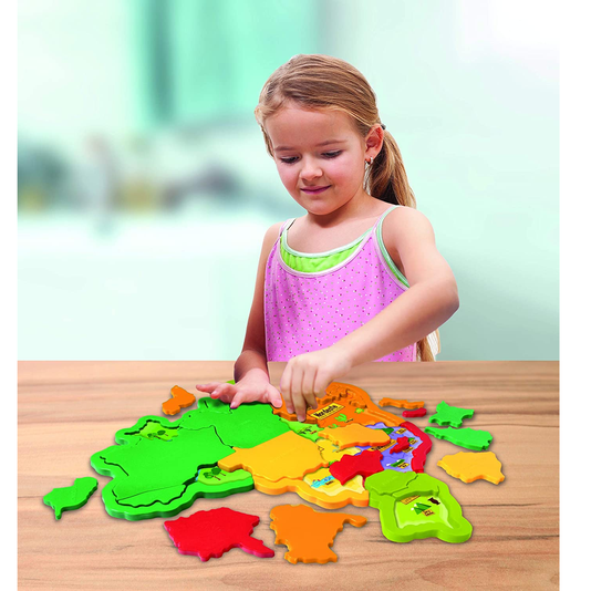 Mapa do Brasil 3D Plástico Elka 