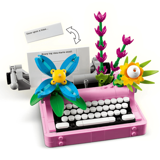 Máquina de Escrever com Flores Lego Creator 3 em 1 