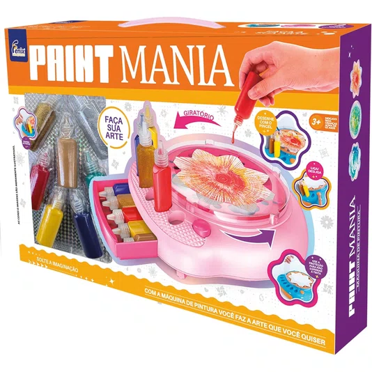 Máquina de Pintura Rosa Paint Mania Fenix