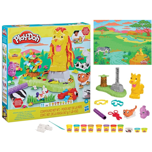 Massinha Play Doh Amigos Coloridos da Selva Hasbro