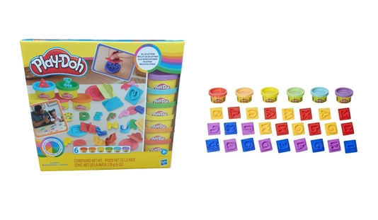 Massinha Play-Doh Letras Hasbro