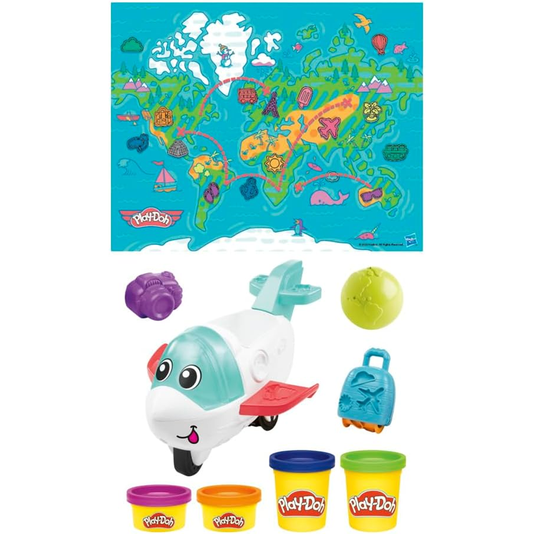 Massinha Play Doh Starters Kit Inicial Avião Explorador Hasbro