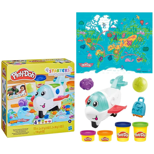 Massinha Play Doh Starters Kit Inicial Avião Explorador Hasbro