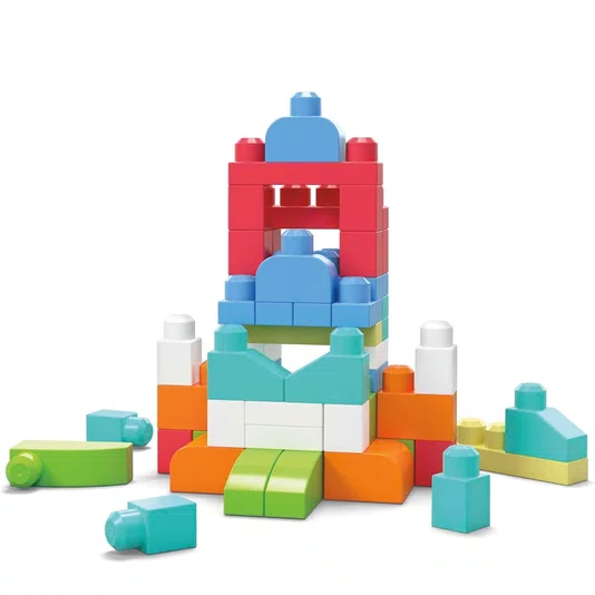 Mega Bloks Sacola com 60 Peças Mattel
