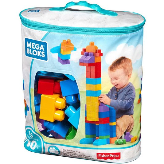 Mega Bloks Sacola com 80 Peças Fisher-Price 