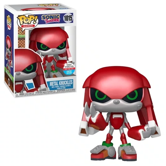 Metal Knuckles Edição Limitada Sonic The Hedgehog 1015 Funko POP! Games Candide 