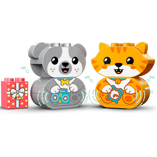 Meu Primeiro Cachorrinho e Gatinho Com Sons Lego Duplo 